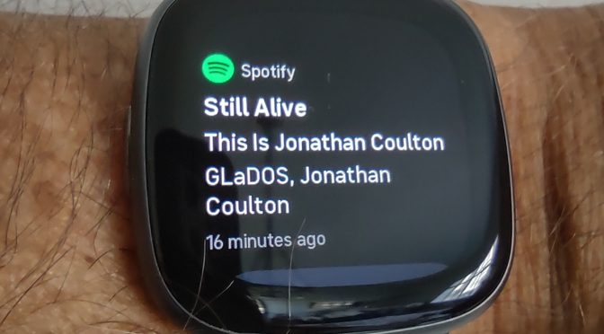 Control Spotify on Your Fitbit Versa 4 !